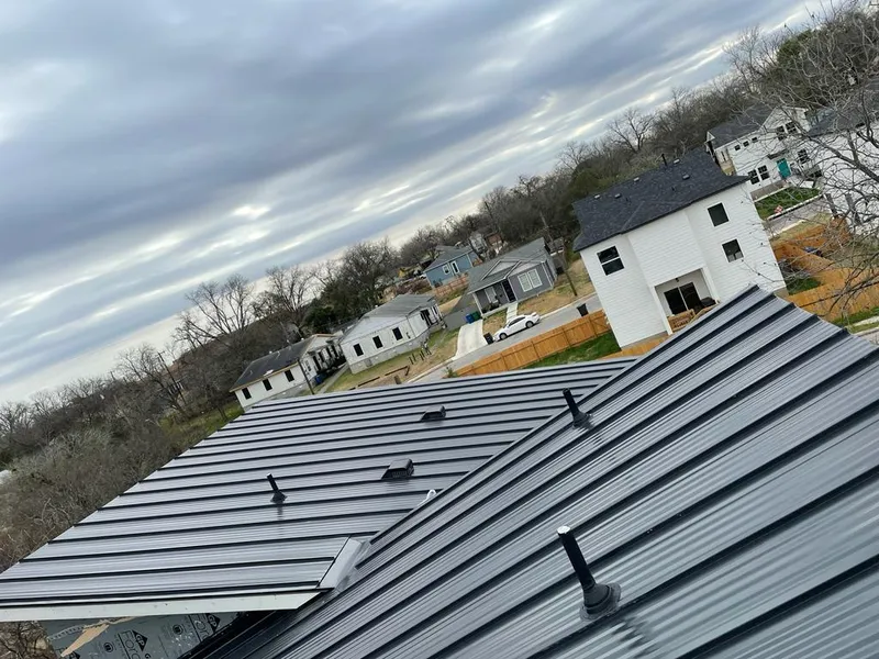 Standing seam metal roof panels with vents for Skylight Repair in South Amboy